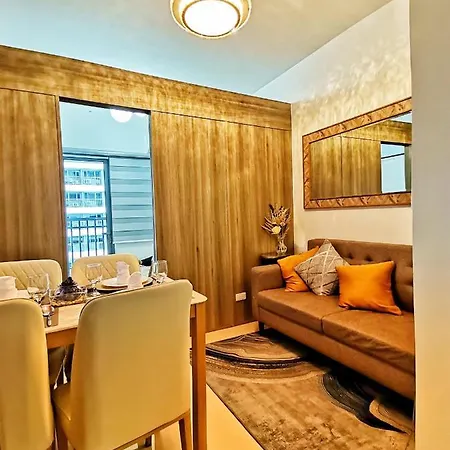 Stylish 1 Bedroom Condo Unit With Perfect Pool View Balcony At Fame Residences