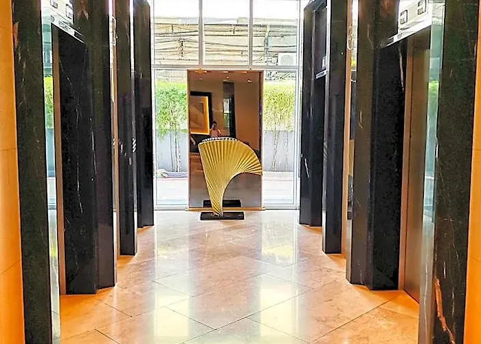 Stylish 1 Bedroom Unit With Perfect Pool View Balcony At Fame Residences